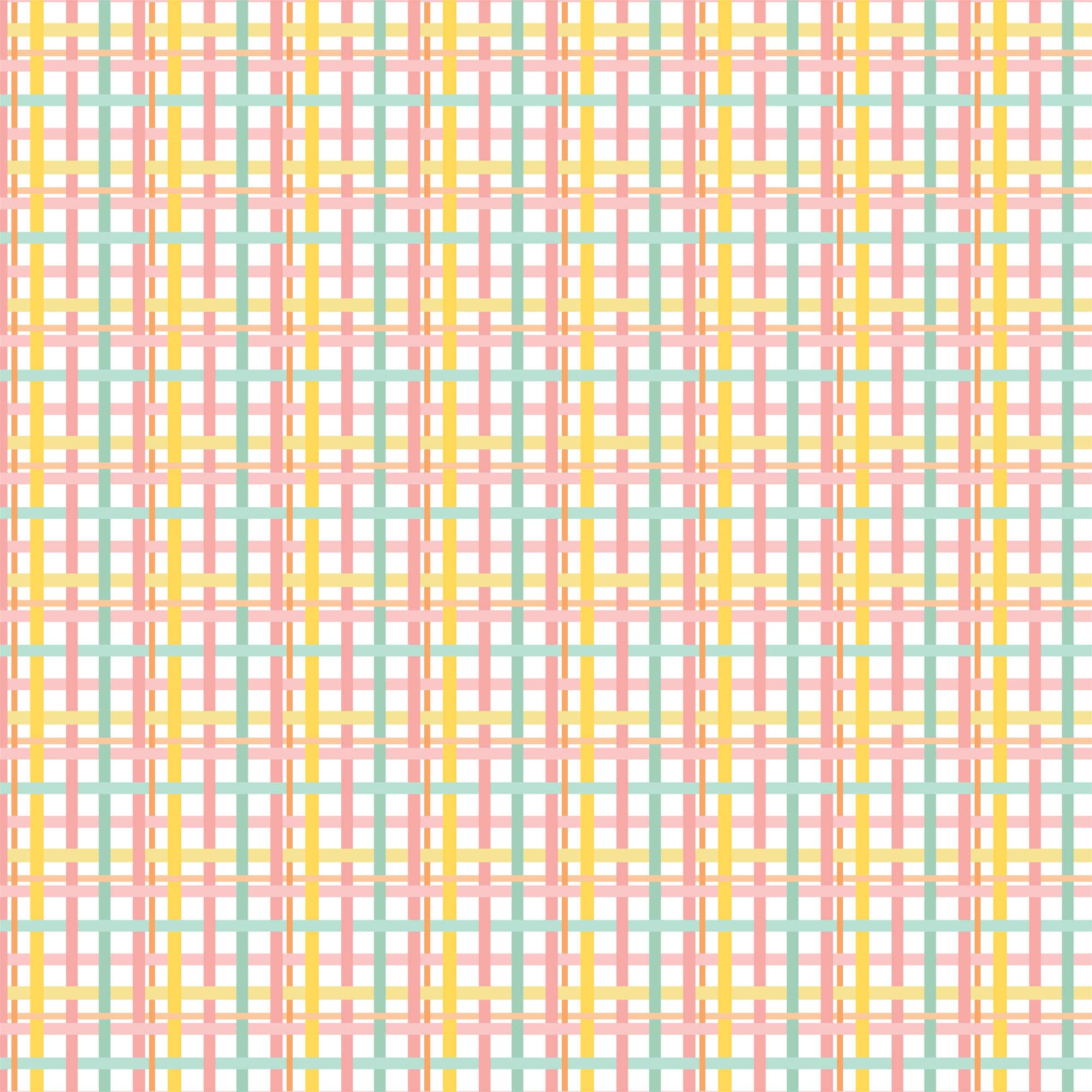 Eugene Textiles Pastel Plaid Flannel